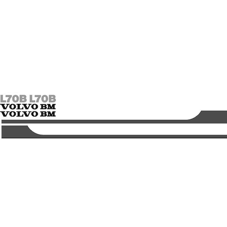 Aftermarket Volvo BM Wheel Loader L70B Decal Set VOLL70NOSDECALSET